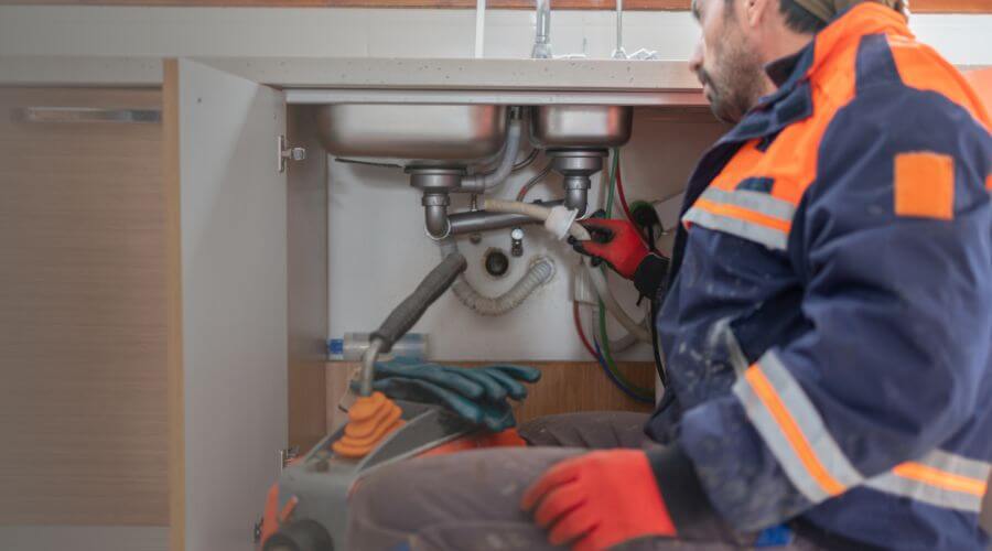 Professional slab leak plumber services in Andrews, IN